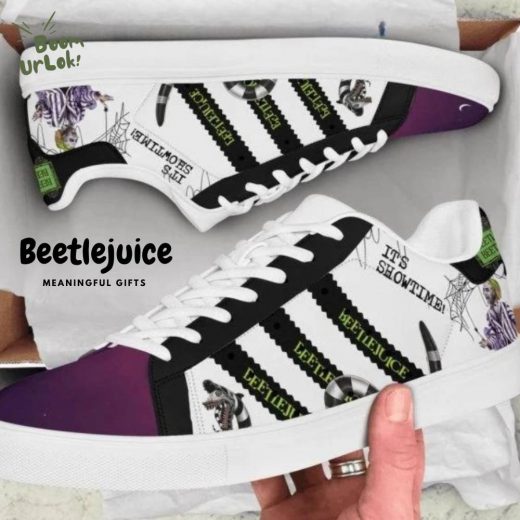 Beetlejuice “It Is Showtime” Stan Smith Premium Shoes | Limited Edition Beetlejuice Sneakers