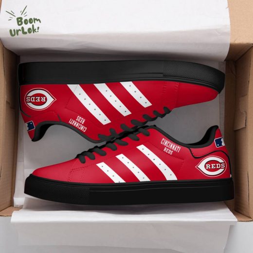 Cincinnati Reds Limited Edition Stan Smith Shoes | Custom MLB Reds Sneakers