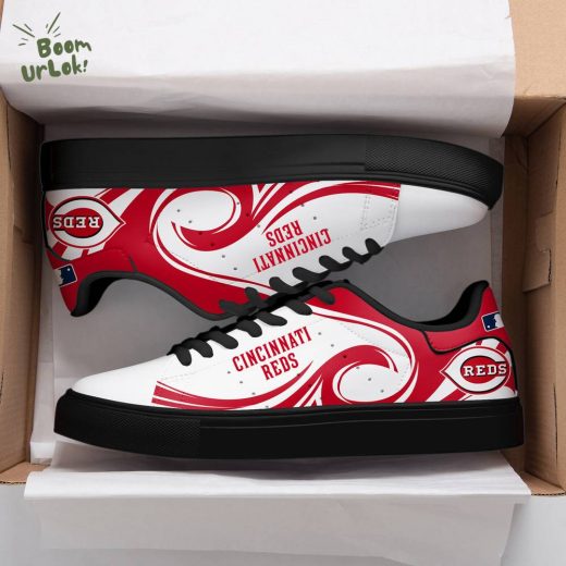 Cincinnati Reds Special Edition Stan Smith Shoes | Limited MLB Reds Sneakers