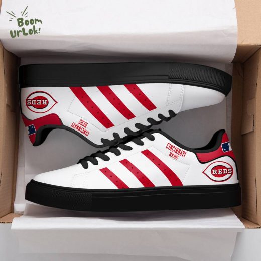 Cincinnati Reds Stan Smith Limited Shoes | Official MLB Reds Fan Footwear