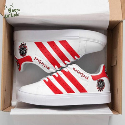 Motorhead Red 2024 Limited Edition Stan Smith Shoes | Motorhead Band Sneakers