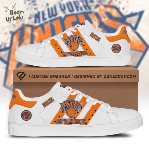 New York Knicks Custom Stan Smith Shoes | Personalized NBA Knicks Fan Sneakers