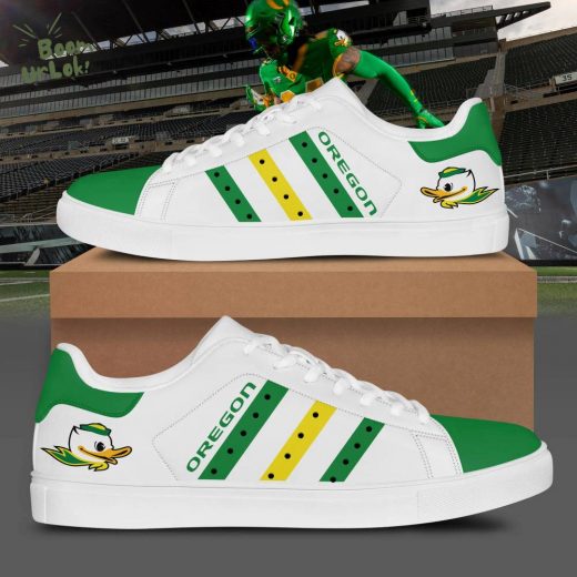 Oregon Football Duck Stan Smith Limited Edition 2024 Sneaker Shoes | NCAA Oregon Ducks Sneakers