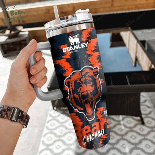 Chicago Bears Fan Tumbler 2024 – NFL Stainless Steel Mug for Bears Supporters