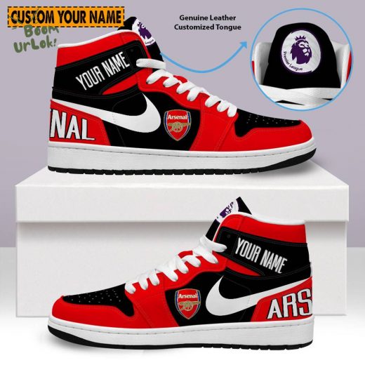 Air Jordan 1 Arsenal Club Custom Fan Shoes 2024 Hot Limited Edition