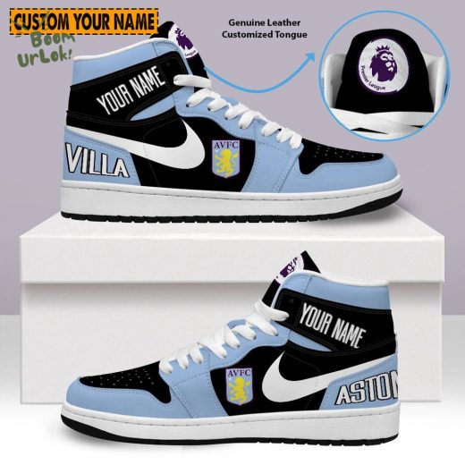 Air Jordan 1 Aston Villa Club Custom Fan Shoes 2024 Hot Limited Edition