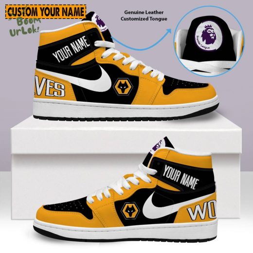 Air Jordan 1 Wolverhampton Wanderers Club Custom Fan Shoes 2024 Hot Limited Edition