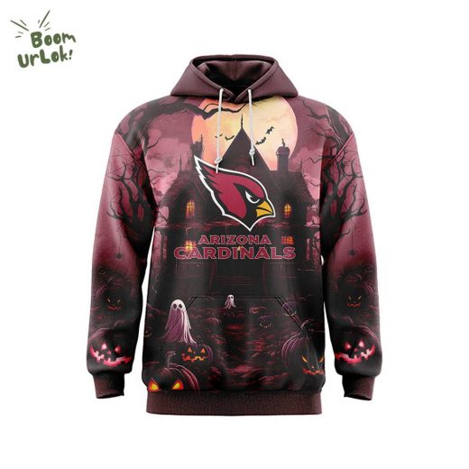 Arizona Cardinals Unisex Comfort Hoodie Halloween 2024 – Cardinals Halloween Hoodie