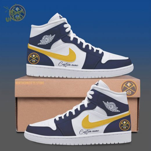 Denver Nuggets Custom Air Force 1 Sneakers Limited Edition 2024