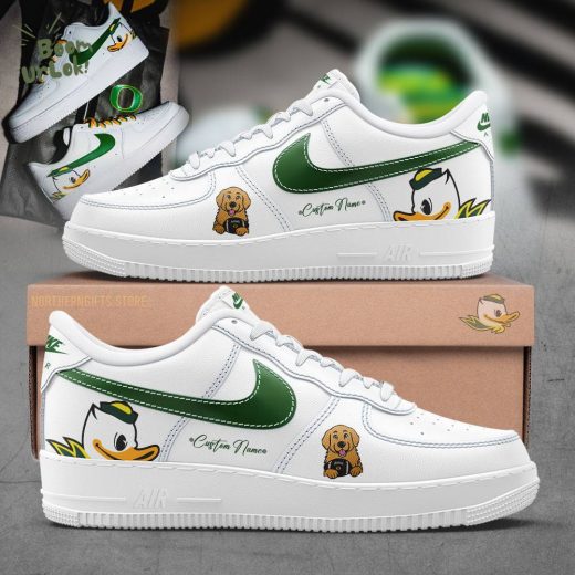 Herbstreit x Oregon Ducks Customize Air Force 1 Nike Sneaker Hot Edition 2024