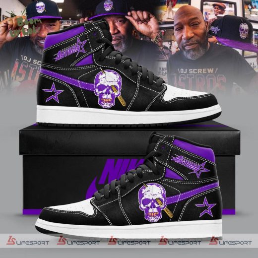 Houston Astros x DJ Screw 2024 New Collection Air Jordan 1 Sneakers