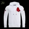 MLB Boston Red Sox Classic Chenille Men’s Midnight Navy Pullover Hoodie – Premium MLB Hoodie