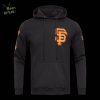 MLB San Francisco Giants Classic Chenille Men’s Orange Pullover Hoodie – Team Spirit Hoodie