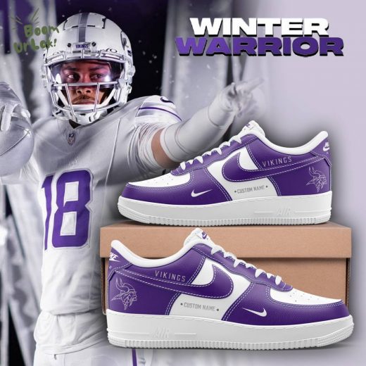 Minnesota Vikings Air Force 1 Nike Limited Edition Shoes 2024