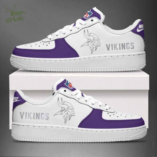 Minnesota Vikings Air Force 1 Nike Sneakers 2024