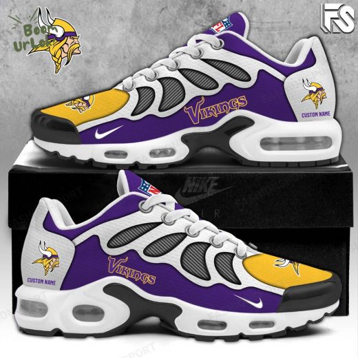 Minnesota Vikings Custom Name Air Max Shoes – Hot Design 2024 Limited Edition