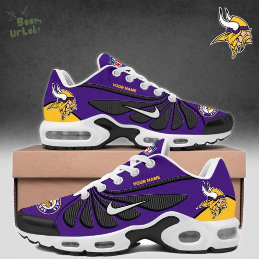 Minnesota Vikings Custom Name Purple Air Max Shoes – New Limited Edition 2024