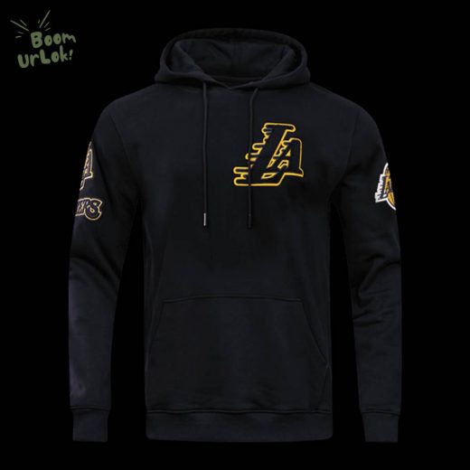 NBA Los Angeles Lakers Classic Chenille Men’s Pullover Hoodie – Lakers Team Hoodie