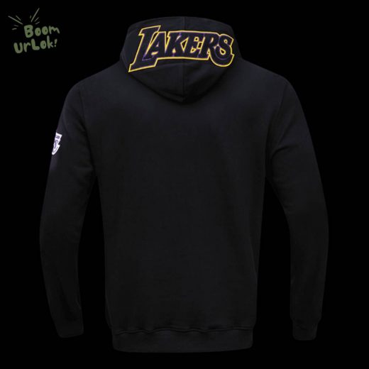 NBA Los Angeles Lakers Classic Chenille Men’s Pullover Hoodie – Lakers Team Hoodie