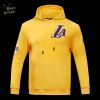 NBA Los Angeles Lakers Classic Chenille Men’s Pullover Hoodie – Lakers Team Hoodie