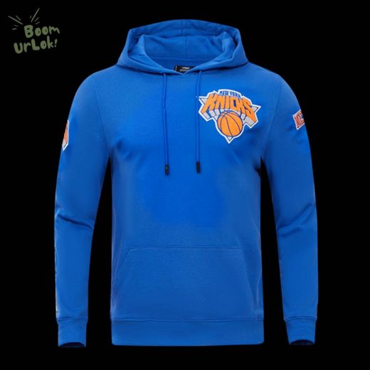 NBA New York Knicks Classic Chenille Men’s Pullover Hoodie – Knicks Team Hoodie