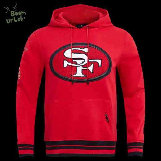 NFL San Francisco 49ers Retro Classic Men’s Pullover Hoodie – Classic 49ers Hoodie