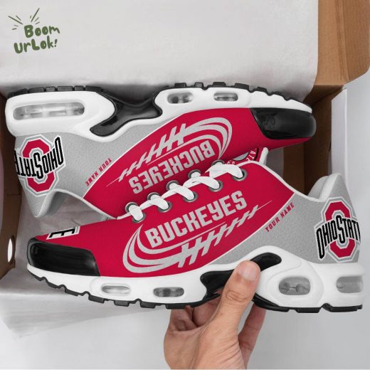 Ohio State Buckeyes Custom Name TN Air Max Shoes – Personalized Sports Footwear 2024