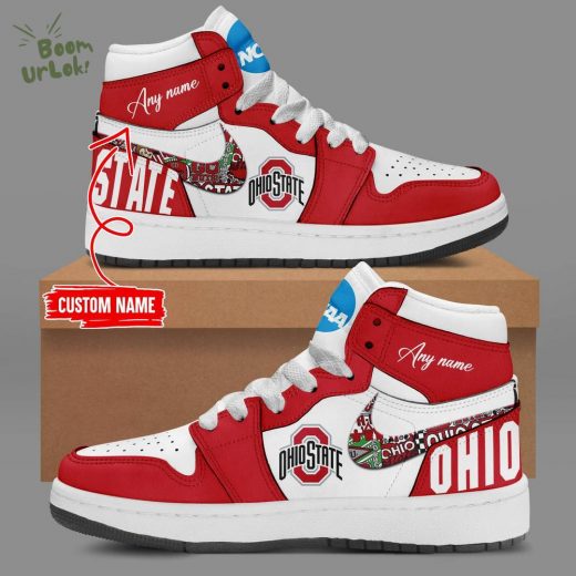 Ohio State Football Air Jordan 1 Shoes