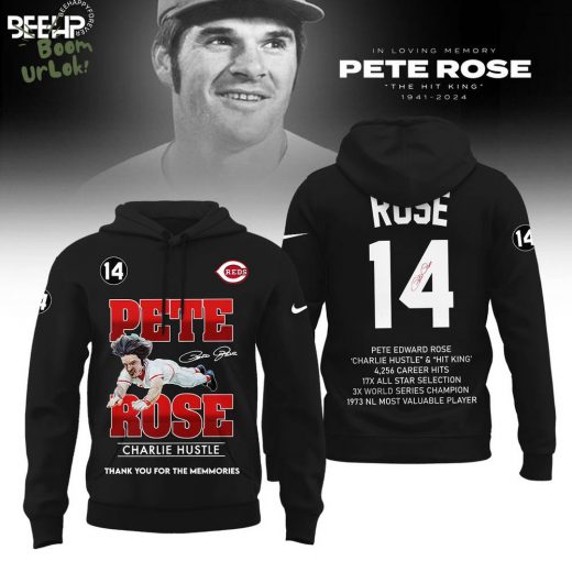 Pete Rose Thank You For the Memories Shirt Hoodie – Retro Pete Rose Hoodie