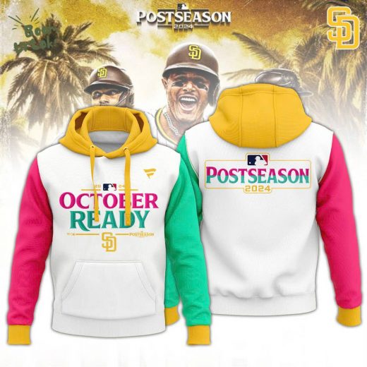 San Diego Padres 2024 MLB Postseason Limited Design Hoodie – Padres Playoff Hoodie