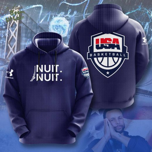 USA Basketball Men’s National Basketball Team 3D Hoodie – Team USA Basketball Hoodie