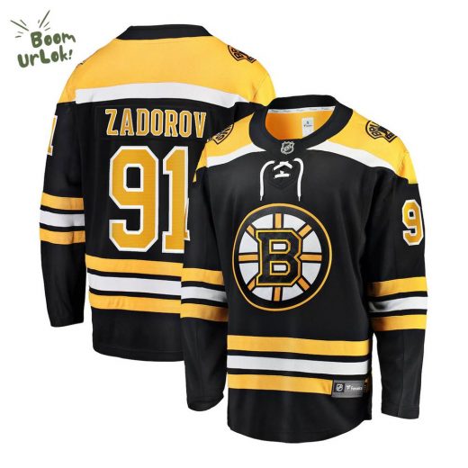 Boston Bruins Nikita Zadorov NHL Breakaway Home Jersey Authentic