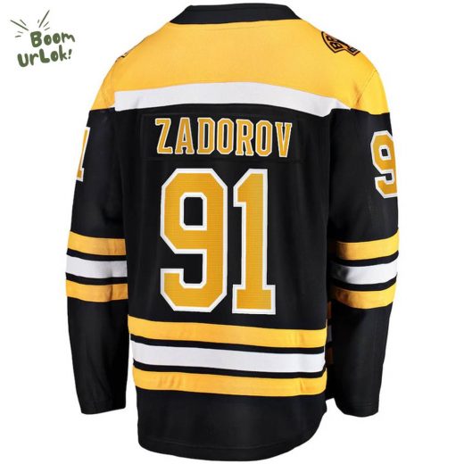 Boston Bruins Nikita Zadorov NHL Breakaway Home Jersey Authentic