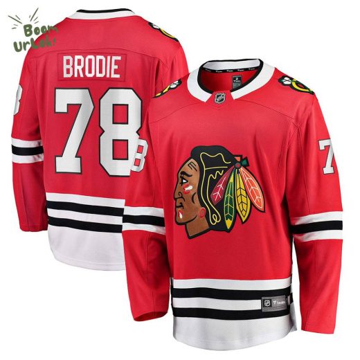 Chicago Blackhawks T.J. Brodie NHL Breakaway Home Jersey Fanatics