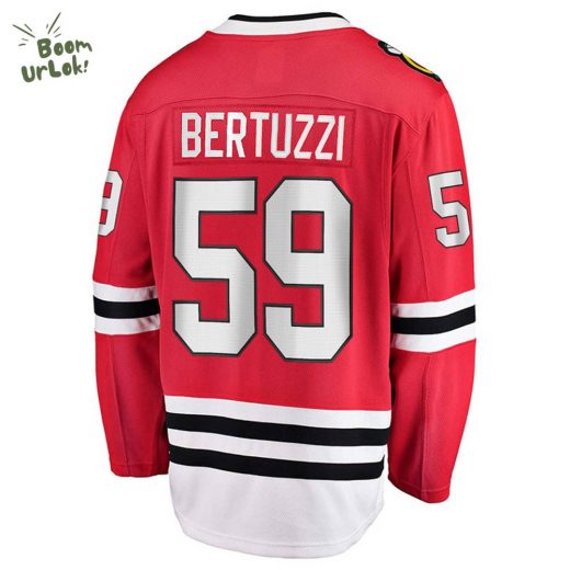 Chicago Blackhawks Tyler Bertuzzi NHL Breakaway Home Jersey Fanatics