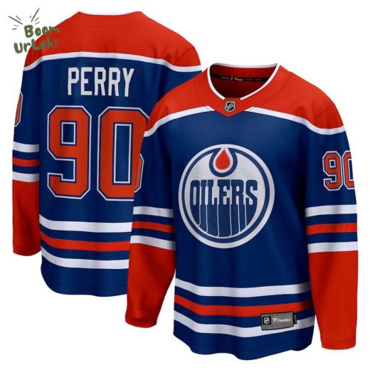 Edmonton Oilers Corey Perry NHL Breakaway Royal Home Jersey Authentic