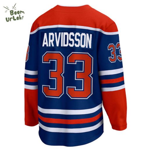 Edmonton Oilers Viktor Arvidsson NHL Breakaway Royal Home Jersey Fanatics