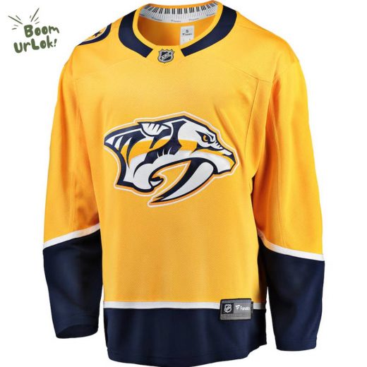 Nashville Predators NHL Fanatics Breakaway Home Jersey Official