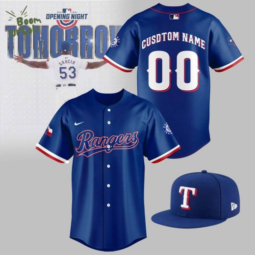 Texas Rangers Nike Blue Home Replica Player Jersey – Authentic MLB