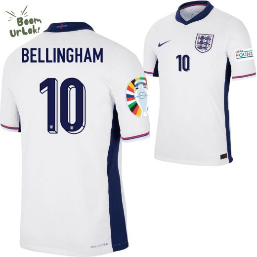 2024 England National Team Home Soccer Jersey – Official Fan Apparel