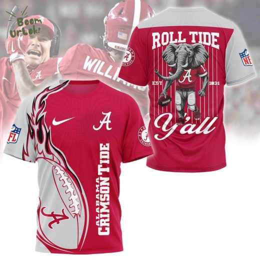 Alabama Crimson Tide Roll Tide Y’all Premium T-Shirt 2023 Limited Edition – NCAA Football Shirt