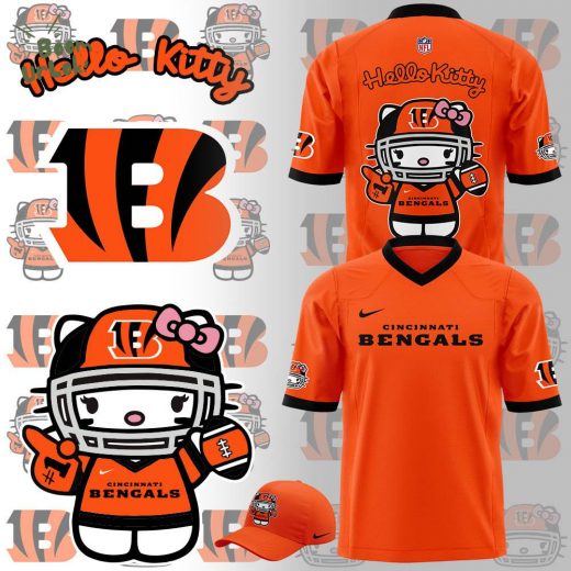 Cincinnati Bengals x Hello Kitty 2024 Limited Edition Football Jersey – Custom Fan Gear