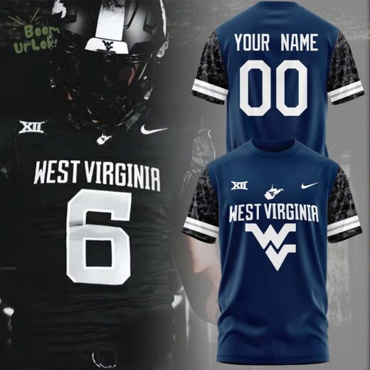 Custom Name West Virginia Football New Design Hot Version 2024 Limited Edition T-Shirt – NCAA Fan Shirt