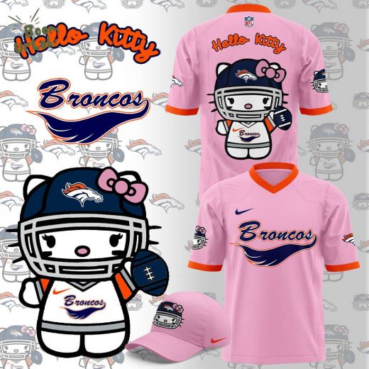 Denver Broncos x Hello Kitty 2024 Pink Football Jersey – Hot Design