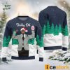 Diddy Oil Men’s Ugly Christmas Sweater Moss Green