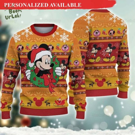 Disney Mickey Christmas Ugly Christmas Sweater 2024