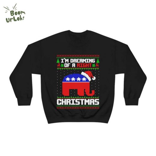 Dreaming of a Right Christmas Cozy Sweatshirt