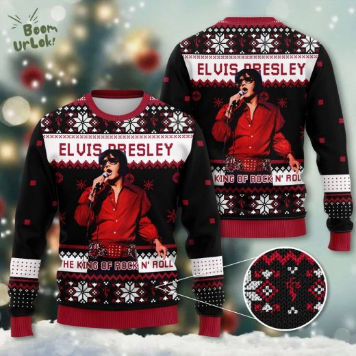 Elvis Presley 2024 Christmas Ugly Christmas Sweater