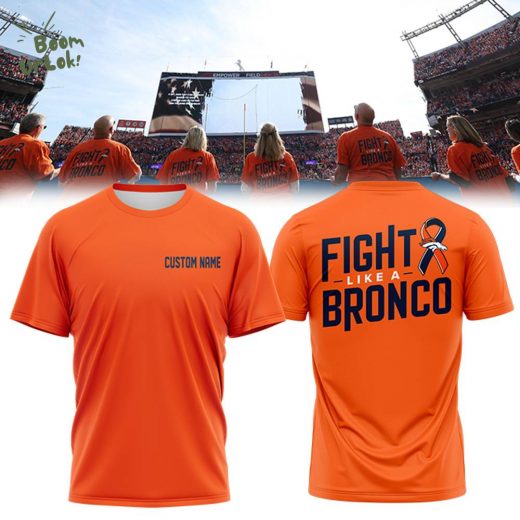 Flight Like A Bronco Denver Broncos Custom Name 2024 Limited T-Shirt – NFL Custom Shirt