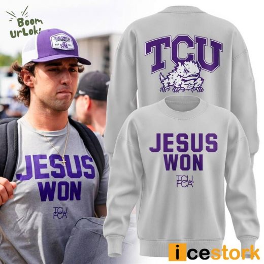 Football 2024 Jesus Won Sweatshirt